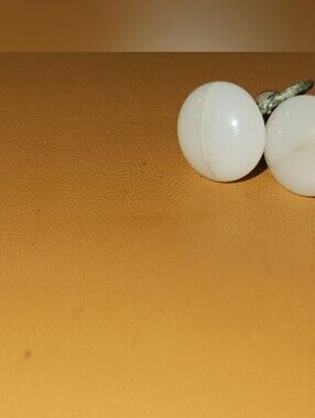 White Bead Stud Earrings - Women Jewelry